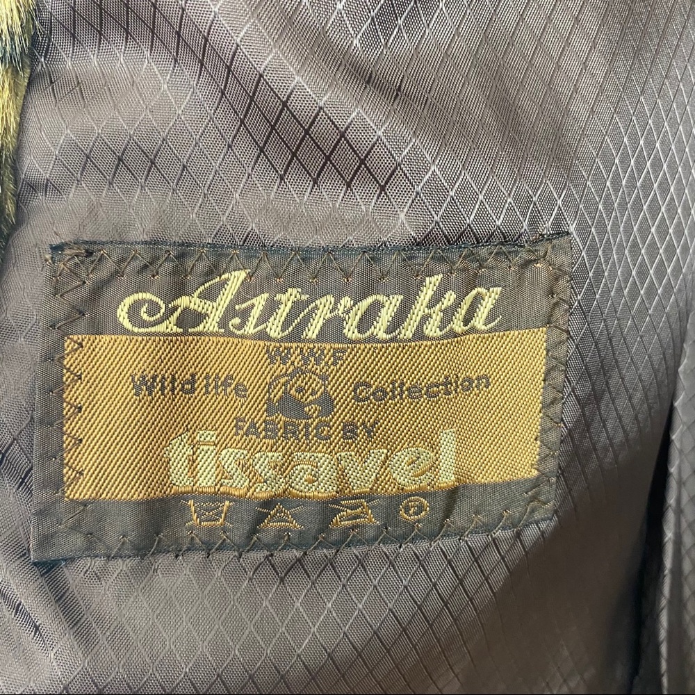 ❌SOLD❌ DO NOT BUY🚫VTG 60/70s Astraka WWF Faux Fur Leopard Print Coat - Picture 8 of 10